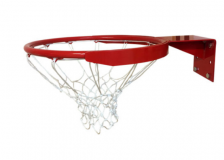 Кольцо баскетбольное с сеткой усиленное SportProm 