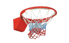 Кольцо баскетбольное с сеткой усиленное SportProm 